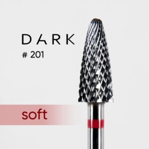 Tvrdokovová fréza DARK 201 červená