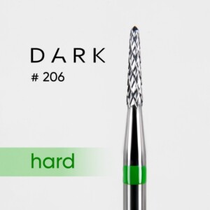 Tvrdokovová fréza DARK 206 zelena