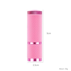 Přenosná mini lampa na nehty s 9 žárovkami na rychlé sušení gelového laku na nehty
