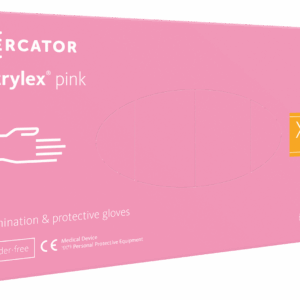 Nepudrované nitrilové zdravotnické rukavice NITRYLEX PINK XS