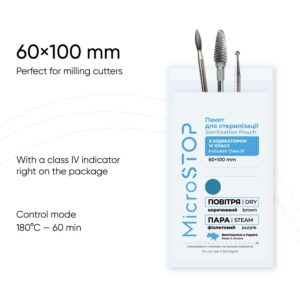 Microstop Sterilizačné-kraftové sáčky 60x100mm