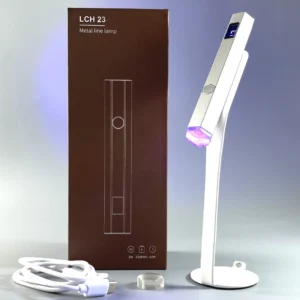 NAILSOFTHEDAY Metal line lamp — a flashlight on a stand