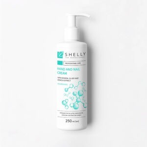 Cream for hands and nails with keratin, silver and arnica extract Shelly 250 ml