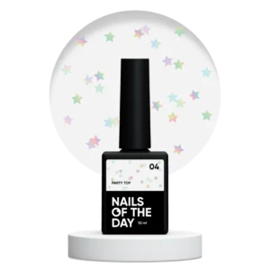 NAILSOFTHEDAY Party top 04, 10 ml