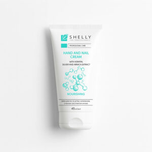 Cream for hands and nails with keratin, silver and arnica extract Shelly 45 ml